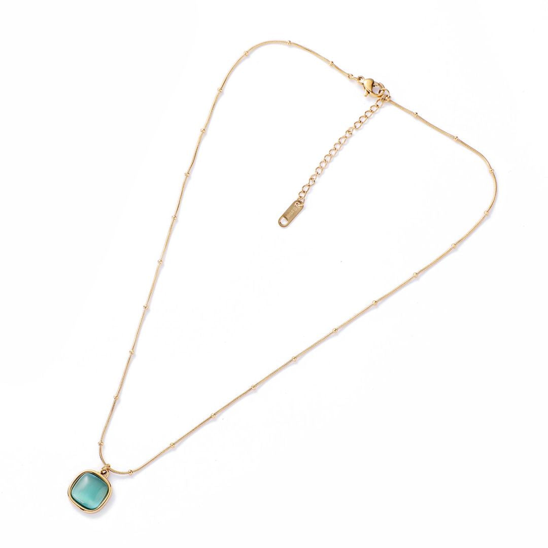 Gold Cat Eye Necklace