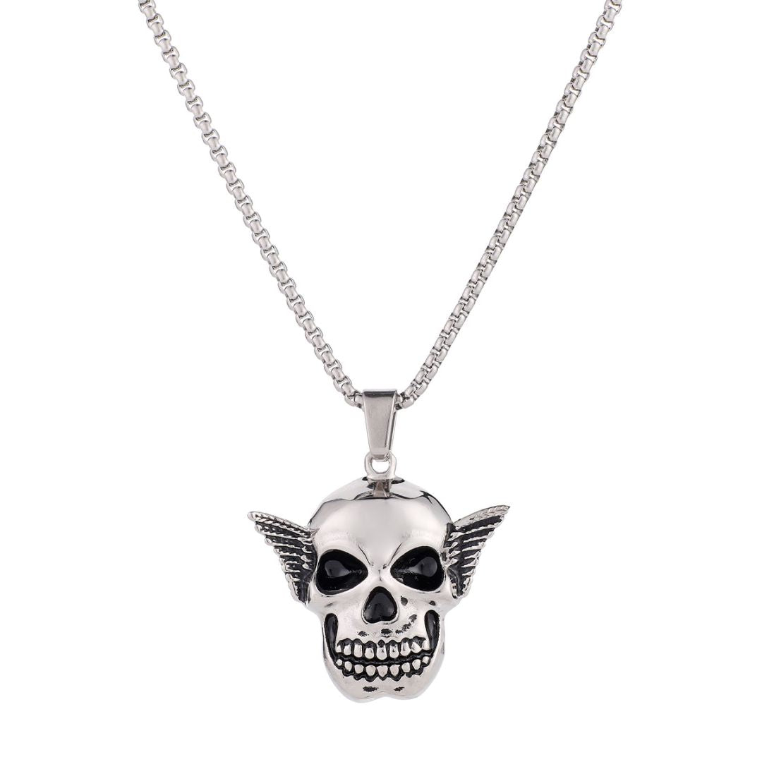 Skull w/wings Pendent