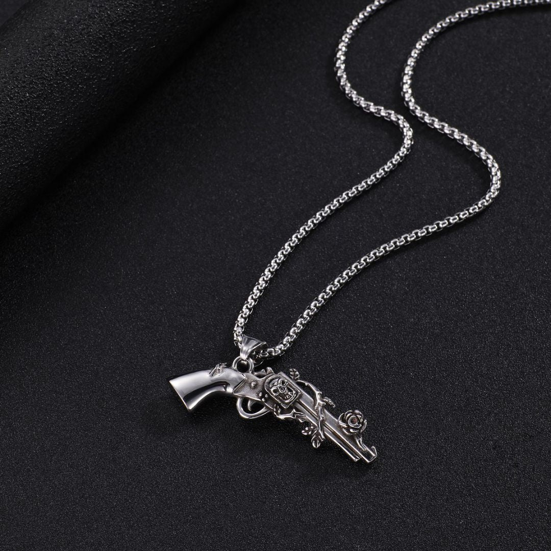 Revolver Pistol Pendent
