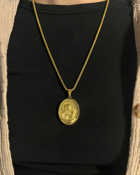 Colgante de Cristo Virgen María