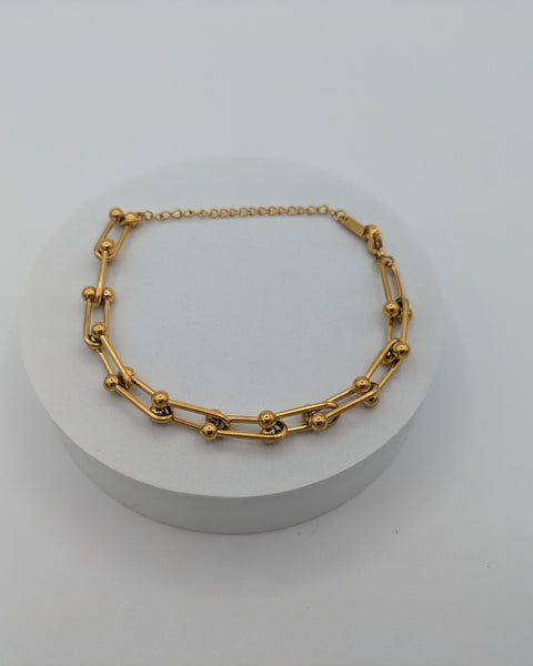 Golden Link Bracelet