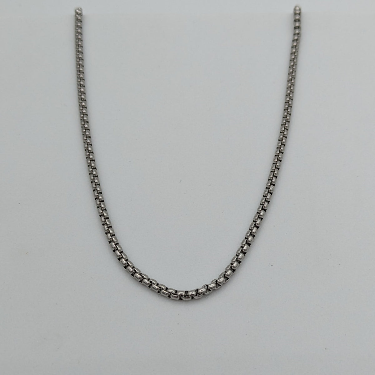 Silver Plain Necklace