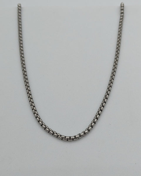 Silver Plain Necklace