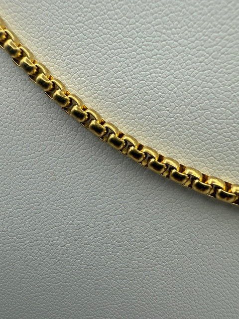 Collar liso dorado