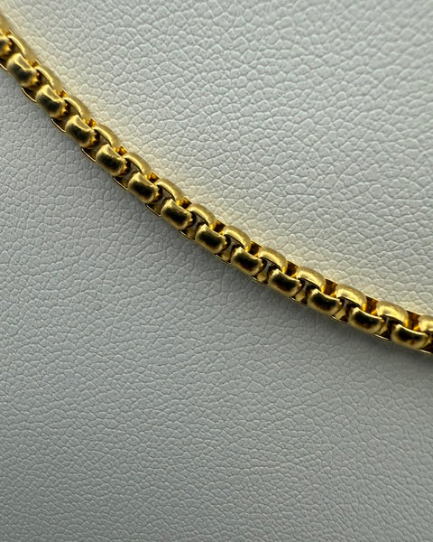 Collar liso dorado