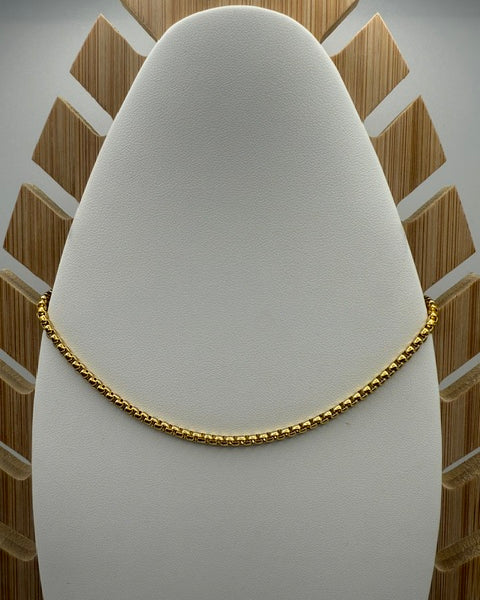 Collar liso dorado