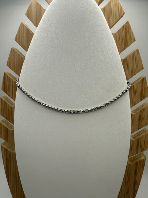 Collar de plata liso