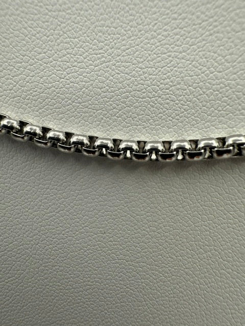 Collar de plata liso